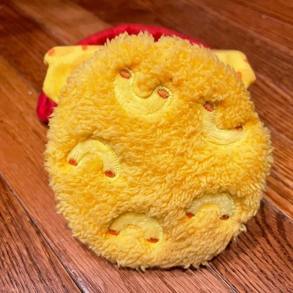 Bark Box Dog Toy Recipe Mac N' Jeez Cheese Plush Squeaker Crinkle XS-S 0-20lb